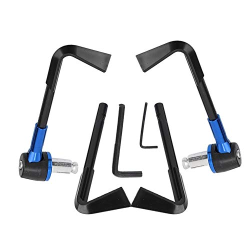 KIMISS Protector para manillar de moto, guardaempuñadura CNC, leva de freno azul, accesorio para motocicleta, compatible con múltiples modelos
