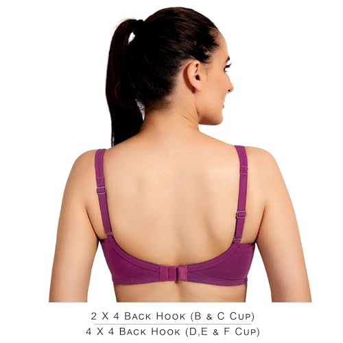 Image of TRYLO Women Full Coverage Bra, Cotton
