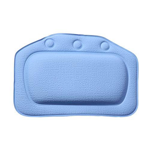 Artibetter Bath Pillow with Non slip Suction Cups Spa Bathtub Cushion Bath Accessories