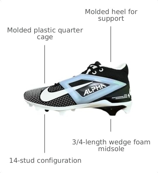 Image of Nike Men's Alpha Menace 4 Pro NRG Football Cleats