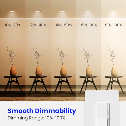 Feit Electric BR30 LED Light Bulb, 65W Equivalent, Dimmable, 650 Lumens, E26 Standard Base, 2700K Soft White, 90 CRI, Recessed Can Light Bulbs, 22-Year Lifetime, BR30DM/927CA/6, 6 Pack by Feit Electric - Image 3