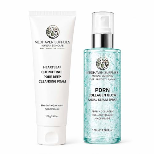 Korean Skincare Bundle | Foaming Face Wash & Facial Serum