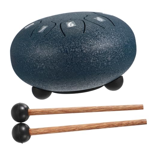 Toyvian Alloy Steel Handpan Drum 8 Note Tongue Drum Set for Music Lovers Yoga Meditation Boys and Girls Toys Easy to Use Store
