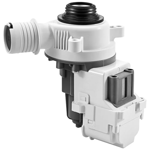 Upgraded W10919003 W10775446 Washer Drain Pump Assembly for Whirlpool Maytag Kenmore Amana Washing Replaces WTW4816FW3 NTW4519JW2 NTW4516FW3 AP6038235 EAP11770076 PD00042517 Washer Drain Pump