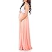 Mother Bee Women's Sleeveless Ruched Color Block Maxi Maternity Dress by Made...