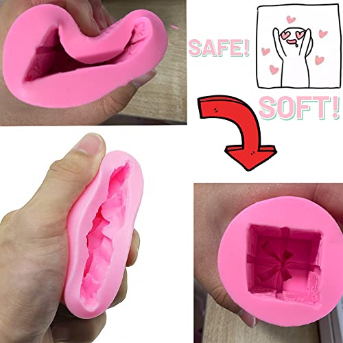 3D Macaron Silicone Mold Handmade For Fondant Cake Hamburger Baking Molds Muffin Chocolate Cookie Making Tools, Candle Soap Mould, Cupcake Cakes Candles Wax Melt Moulds, Diy Christmas Bakeware #TOP3