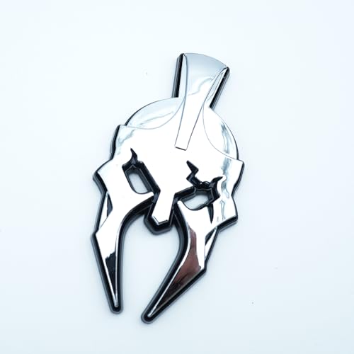 Image of 2Pcs Right Left Side Custom Gladiator Emblems 3D Badges Replacement for JL Jeep Gladiator (Chrome)