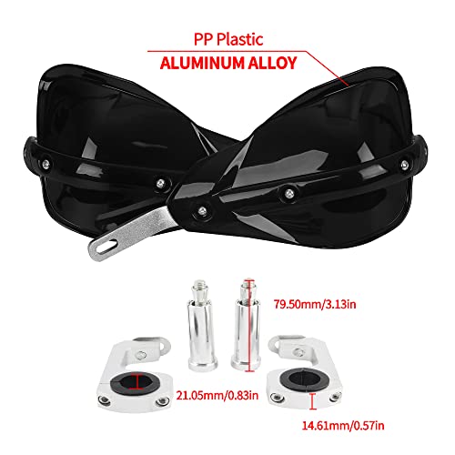Powermotor Handguards Motorcycle,Universal Hand Guards With Aluminum Brush Bar For Pit Bikes Handguard,Dirt Bike Motocross Accessories For Off Road Atv Universal 7/8" 22Mm And 1 1/8" 28Mm #TOP1