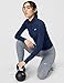Nike Women's One Fitted Dri-Fit Full-Zip Jacket, Midnight Navy/White, Small