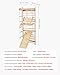 VEVOR Swedish Ladder Wall Gym, 10-Level Solid Wood Indoor Jungle Gym, 220lbs Loading Indoor Playground Climbing Ladder for Kid Adults, Gymnastic Stall Bars with Pull-Up Bar - Ideal Gift for Boys Girls