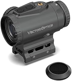 Vector Optics Paragon 3x18 Compact CQB Prism Optics Scope 10 Levels Illumination 1MOA Adjustment IP67 Waterproof for Fast Target Acquisition in Close to Medium-Range Shooting
