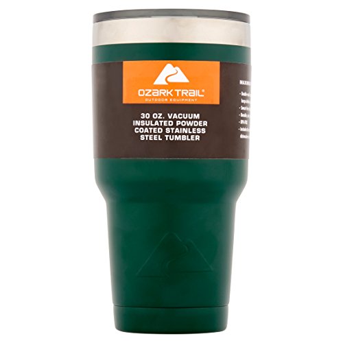 Ozark Trail 30-Ounce Double-Wall, Vacuum-Sealed Tumbler, Green - //coolthings.us