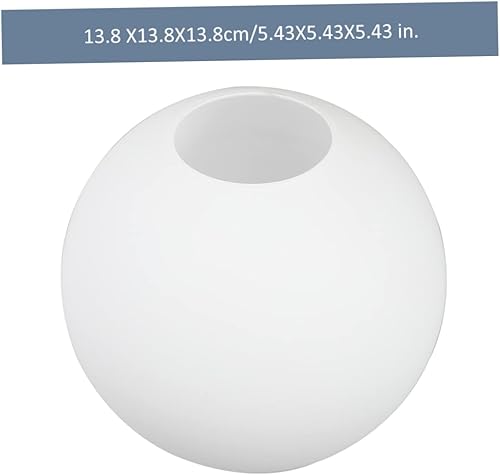 Miniatura 2 de DOITOOL Lámpara esmerilada de bola de cristal con cúpula blanca