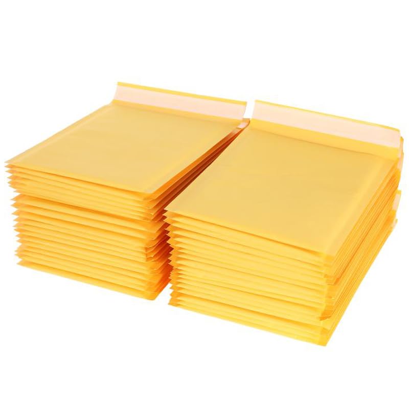 Buste Imbottite Per Spedizioni 100 pz/lotto Buste di Carta Kraft a Bolle Specifiche Diverse Mailer Busta Spedizione Imbottita con a(200x250mm)