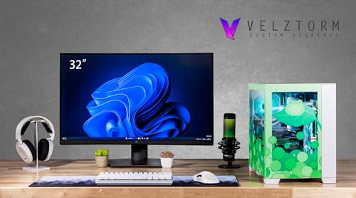 Image of Velztorm Minty Frog Custom Built Gaming Desktop PC (AMD Ryzen 7 5700X, GeForce RTX 5070, 32GB DDR4, 2TB PCIe SSD, RGB Fans, 240mm AIO, 850W PSU, WiFi 5, Bluetooth 5.0, RJ-45, Win 11 Pro)