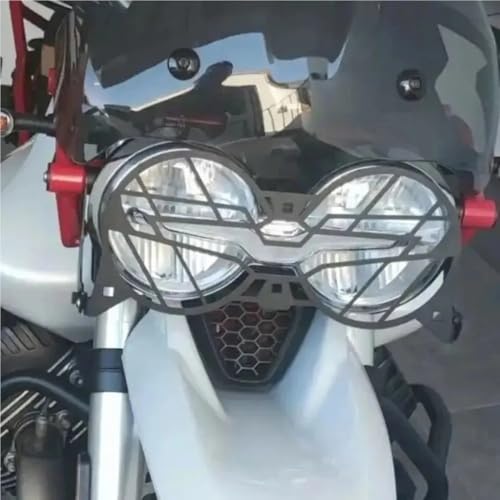Grille de protection phare moto pour éviter les bris d'optique sur V85TT - 3