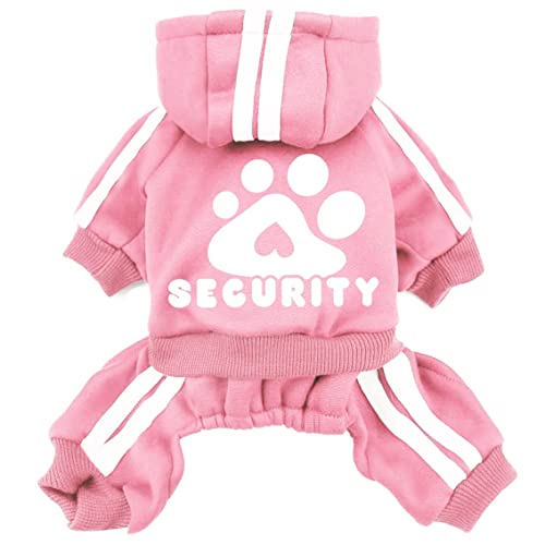 Dolahovy Hunde Hoodie Kleidung für Haustiere Weiche Herbst Winter Welpen Pullover Fleece Hundejacke Mäntel Baumwolle Hunde Outfit für Chihuahua Teddy Kleine Mittlere Hunde Katzen