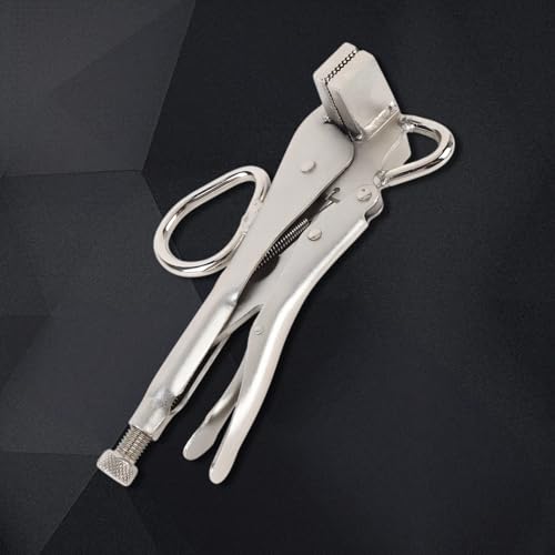 Locking Sheet Metal Clamp, Welding Locking Plier Tools, Heavy Duty Sheet Metal Grip Tool, Carbon Steel Duckbill Pliers Welding Pliers, Flange Pull Plier for Car