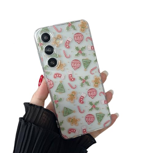 Coque Noël Samsung S25 Plus joli motif festif ZTOFERA cadeau idéal silicone 6,7 pouces