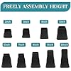 Qingchuang Adjustable Bed Risers Furniture Elevation in 1,2,3,4,5,6,7,8 ...