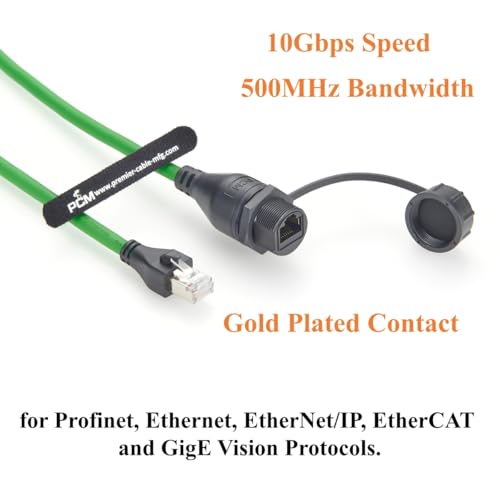 Cable Extensor RJ45 Macho a Hembra Cat6A 0.3m miniatura 4