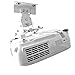 ELIX Beamer Deckenhalterung für Epson EB-FH52 EB-982W EH-TW840 EB-994F EB-E24 Projektor Halter Decke, gerätespezifisch ausgelegt, präzise Fixierung für Business- und Schulinstallationen