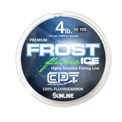 CLAM Pro Tackle 10969 CPT Frost Line Fluorocarbon - 1lb - Clear - 50 Yard