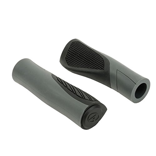 Fahrrad Lenkergriffe AGR Ergo R1 125mm ergonomisch grau/schwarz 22,2mm Sport & Freizeit