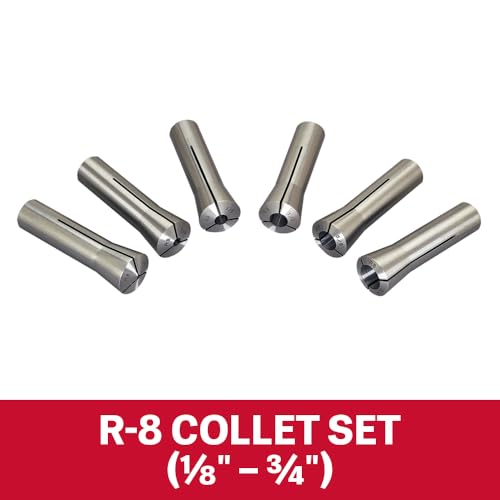 Image of JET R-8 Collet Set, 1 /8 inch - 3 /4 inch (8ths) (CS-R8)