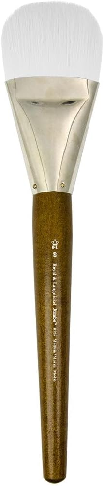 Royal & Langnickel, Jumbo Brush, Stiff White Taklon, Filbert 70, R935-70