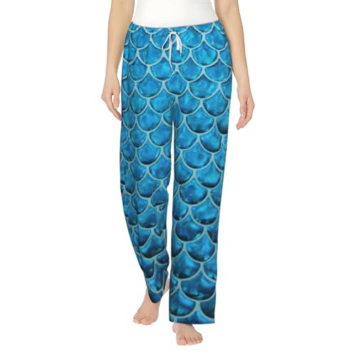 Pantalon de pyjama en flanelle douce bleue un cadeau idéal pour maman et fille