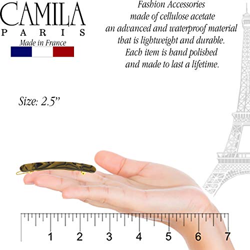 Pinza para cabello Camila Paris CP2990 color beige 2.5" miniatura 3