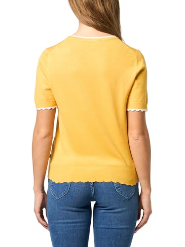 Image of Nautica Women's Crew Neck Solid Short Sleeve Sweater