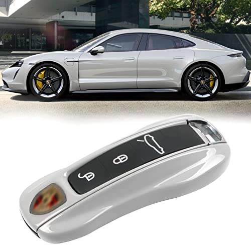 Jaronx Coque de clé Compatible avec Porsche, Compatible avec Porsche Cayenne Panamera 2018-2023, Compatible avec Les Accessoires de clé Porsche Carrera...