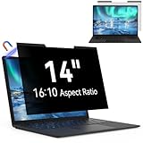 Mao Yeye Magnetic Laptop Privacy Screen 14 Inch 16:10 Aspect Ratio Anti-Glare Blue Light Monitor Protector,Removable 14in Film for Lenovo HP Dell Acer Asus Thinkpad Envy Xps