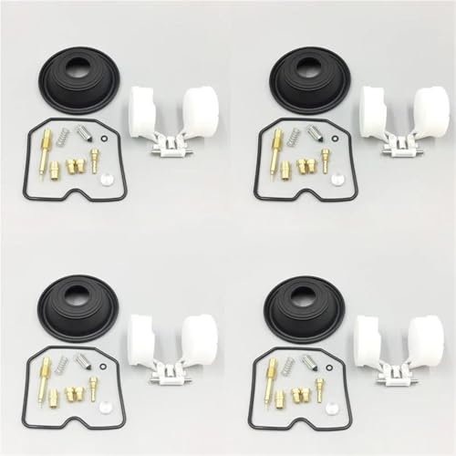 BYLKFC kit de Carburateur Kit De Réparation De Carburateur pour Kawasaki Eliminator ZL 600 ZL600 1995-1996-1997, Kit De Réparation De Carburateur, Joint Carburateur réparation Rebuild Kit(Ensemble 1)