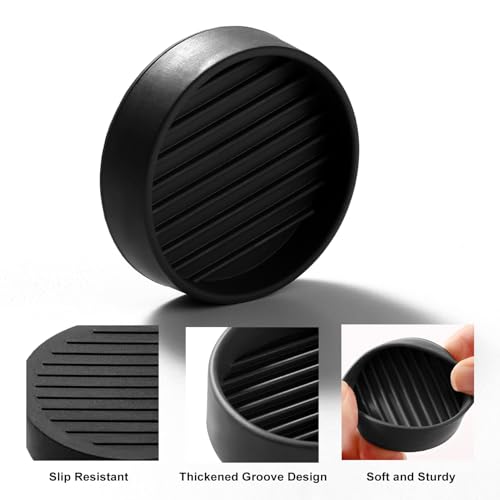 VooGenzek 4 PCS 2”/5.1cm Round Non Slip Furniture Pads, Bed Stoppers Rubber Furniture Feet - Image 3