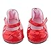 Mini Poupée Chaussures Chaussures poupée avec bowknot Belle 18 pouces adorable fille poupée rouge sport en plein air