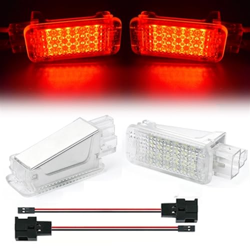 HMYHBD 2Pcs Footwell Light Luggage Compartment Glove Box Lamps, for, A4 B5 B6 B7 B8 A3 A6 C6 C7 A5 R8 TT Q5 Q3 Q7 A1 A8 S3 RS6 car Interior footwell Lights(Charm Blue 2)