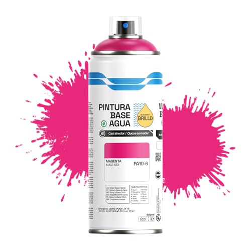 Etrexonline Pintura Spray Ecológica 400ml Base Agua Sin Olor Para Muebles Metal Plástico y Madera