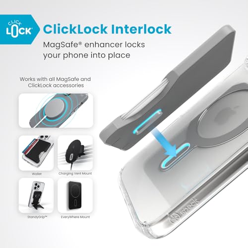 Image of Presidio Perfect-Clear MagSafe with ClickLock Apple iPhone 16 Plus Case
