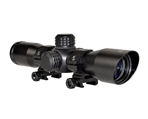 Eastvale 4X32 Crossbow Scope With Illuminated Red And Green Reticle With Caps And Picatinny Rings Mount #TOP1