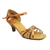 Fashionable Dance Shoes for Latin Salsa Ballroom Dancers Tan