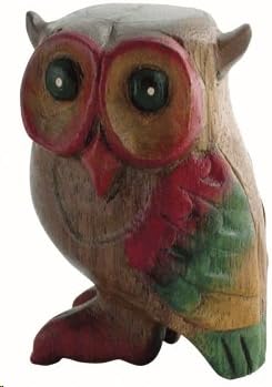 Brilliant Little HOOTING OWL Wooden Whistle Instrument