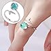 Mengmen Anillo de Mujer Anillo de Cristal de Anillos Abiertos Ajustables Tamaño de Curva de de La Boda Imagen de Mengmen Anillo de Mujer Anillo de Cristal de Anillos Abiertos Ajustables Tamaño de Curva de de La Boda