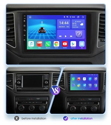 Autoradio Carplay para VW Polo Vi Jetta MK7 con Bluetooth 2G+32G 2
