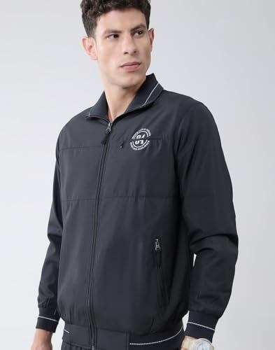 Image of Monte Carlo Mens Regular Fit Full Sleeve Solid Collar Winter Tracksuit (Pack of 1)