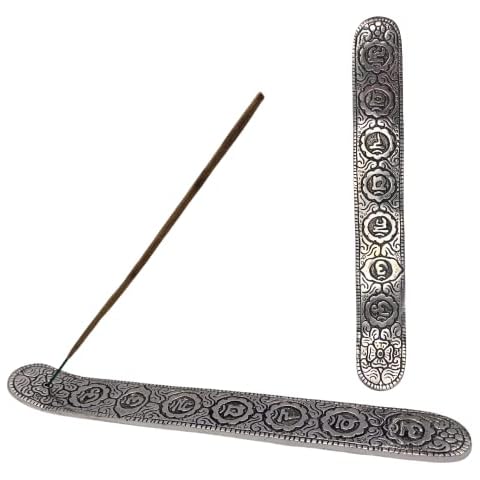 Handmade Aluminium Chakra Incense Burner from India Cover