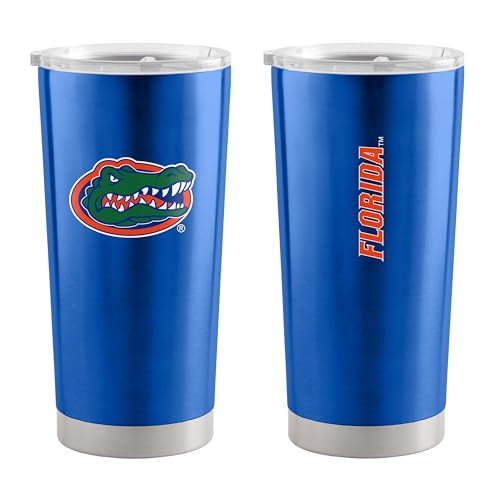Image of Logo Brands 20 oz Powder Coat Tumbler- Insulated Tumbler with Lid for Water, Iced Tea or Coffee, Smoothie and More