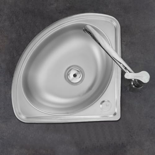Lavabo simple pour camping évier mural d'éventail compact petite cuisine - 6